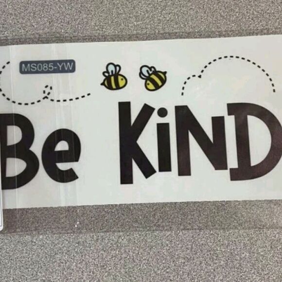Be Kind 🐝 Wall/Mirror Sticker - Picture 3 of 5